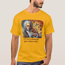 Camiseta básica masculina de Johann Sebastian Bach
