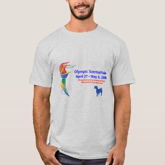 Camiseta básica masculina de Scentathalon olímpica