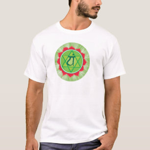 Camiseta básica masculina de Spirit Anahata Chakra
