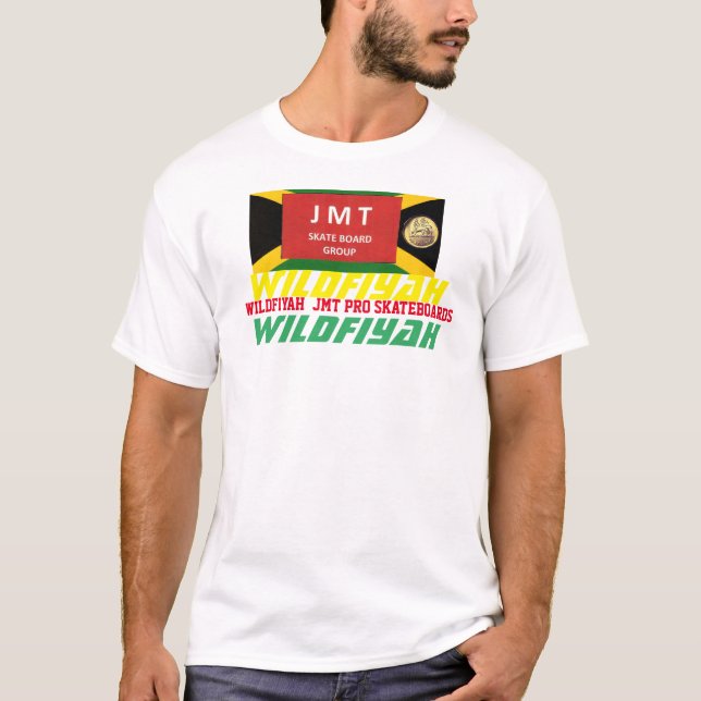Camiseta básica masculina de WILDFIYAH JMT (Anverso)