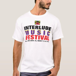 Camiseta básica masculina del FESTIVAL DE MÚSICA I