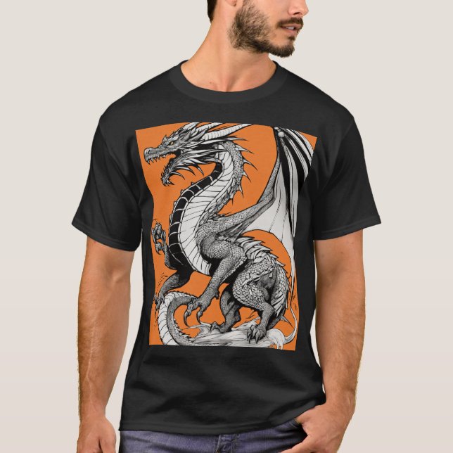 Camiseta básica masculina en trandy (Anverso)