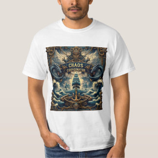 Camiseta Básica Masculina Escura Chaos Coordinator