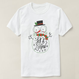 Camiseta básica masculina Feliz año nuevo de Navid