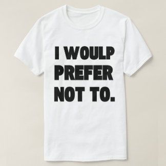 Camiseta básica masculina que prefiero no.