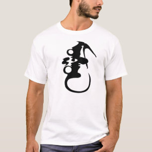 Camiseta básica "mongol" (l)