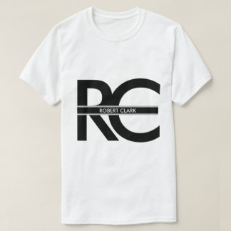 Camiseta básica monograma moderno