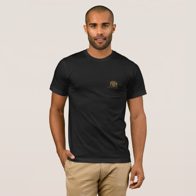 Camiseta básica negra Maison Rivière (Anverso completo)