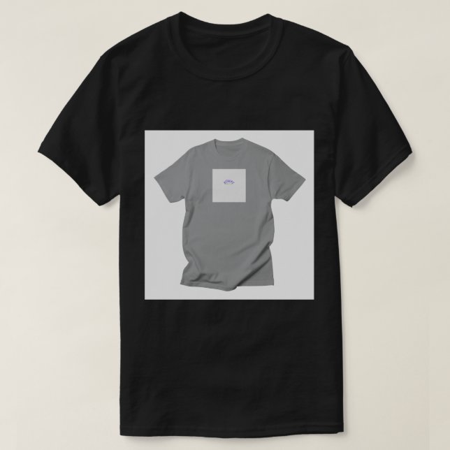 Camiseta básica oscura (Diseño del anverso)