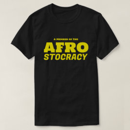 Camiseta básica oscura AFRO STOCORACY WS