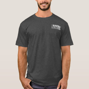 Camiseta básica oscura con diseño de bmw m3
