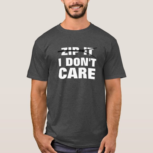 Camiseta básica oscura de los hombres de TI (Anverso)