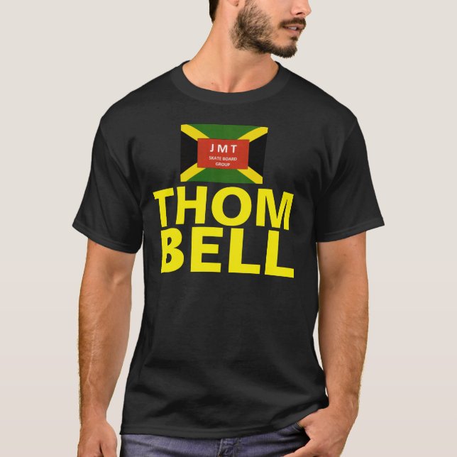 Camiseta básica oscura de THOM BELL (Anverso)