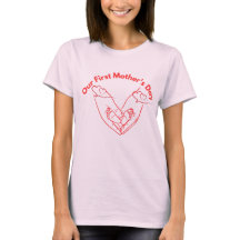 Camiseta básica oscura del Día de la Madre