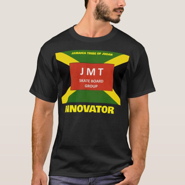 Camiseta básica oscura JMT INNOVATOR (Anverso)