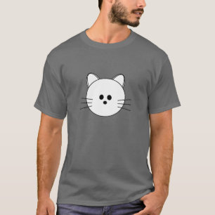 Camiseta básica oscura "Kitty" Paws Here