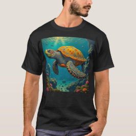 Camiseta básica oscura para hombre