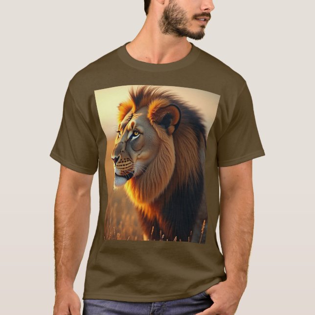 Camiseta básica oscura para hombre (Anverso)