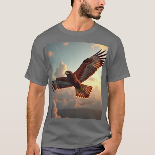 Camiseta básica oscura para hombre (Anverso)