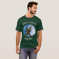 Camiseta básica oscura para hombre 'Halcón en la c