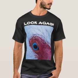 Camiseta básica oscura para hombre Look Again
