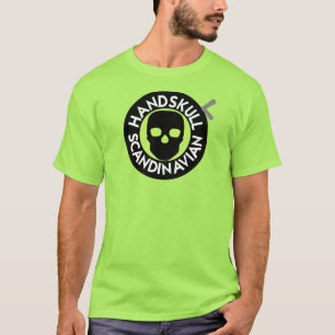 Camiseta básica P4 de HANDSKULL LIV Lime