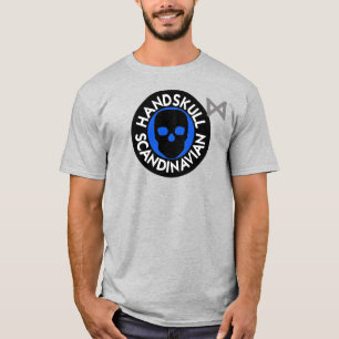 Camiseta básica P4 HANDSKULL LIV Sky