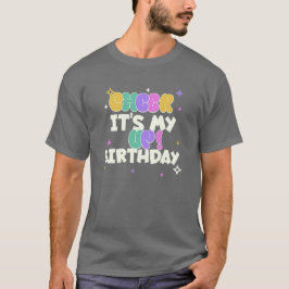 CAMISETA BÁSICA PARA ALEGRAR EL CUMPLEAÑOS DE HOMB