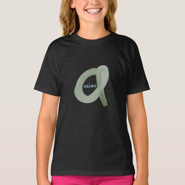 Camiseta básica para chicas (Anverso)