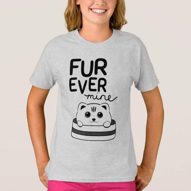 Camiseta básica para chicas (Anverso)