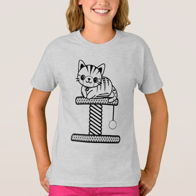 Camiseta básica para chicas (Anverso)