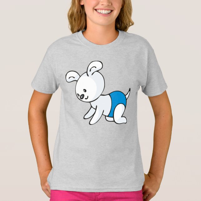 Camiseta básica para chicas (Anverso)