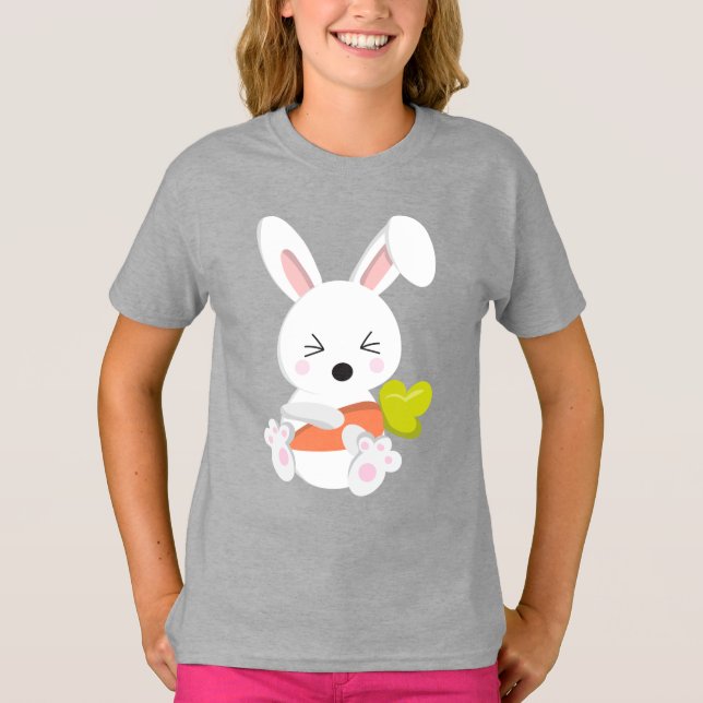 Camiseta básica para chicas (Anverso)