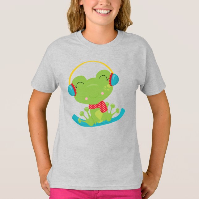Camiseta básica para chicas (Anverso)