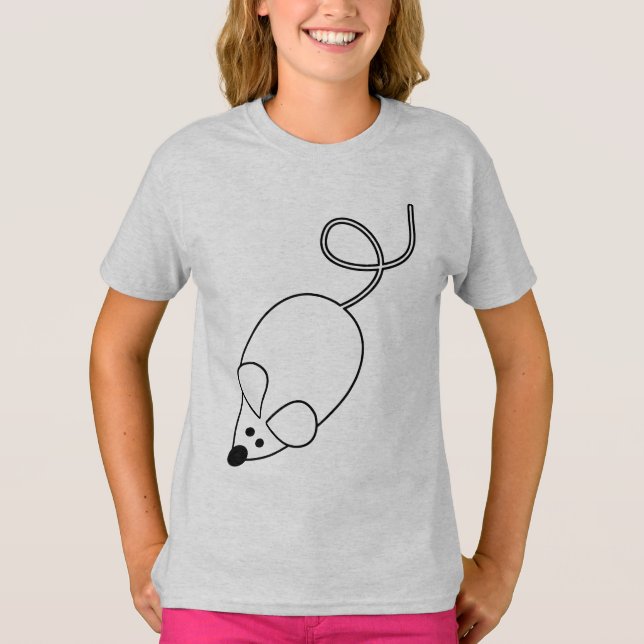 Camiseta básica para chicas (Anverso)