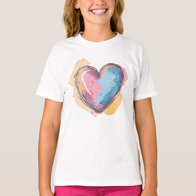 Camiseta básica para chicas (Anverso)