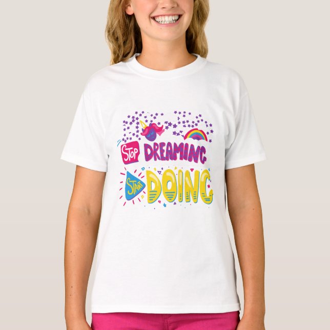 Camiseta básica para chicas (Anverso)