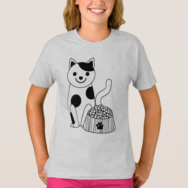 Camiseta básica para chicas (Anverso)