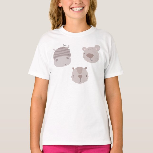 Camiseta básica para chicas (Anverso)