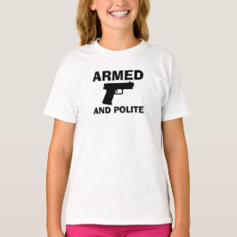 Camiseta básica para Chicas ARMADOS Y POLÍTICOS