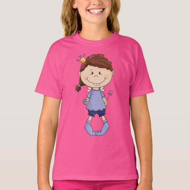 Camiseta básica para Chicas de hadas (Anverso)