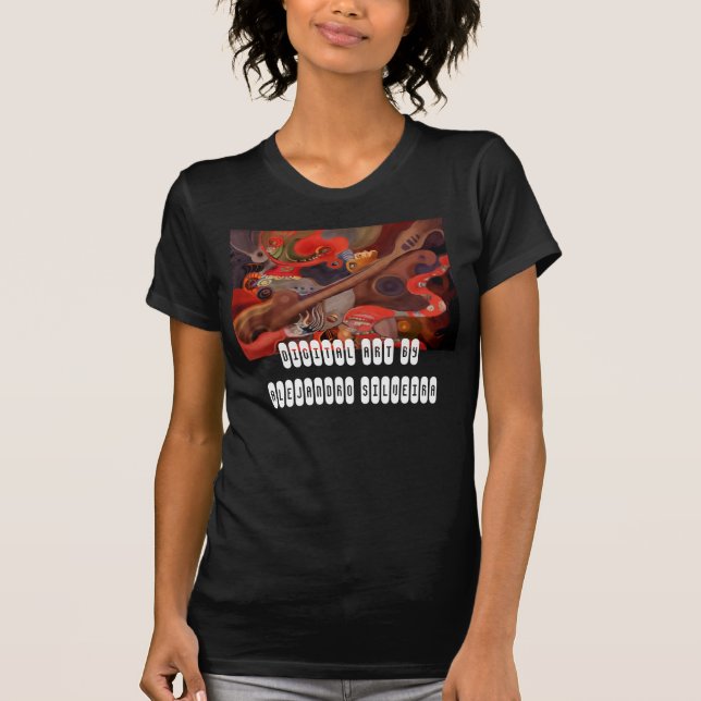Camiseta básica para damas (Anverso)