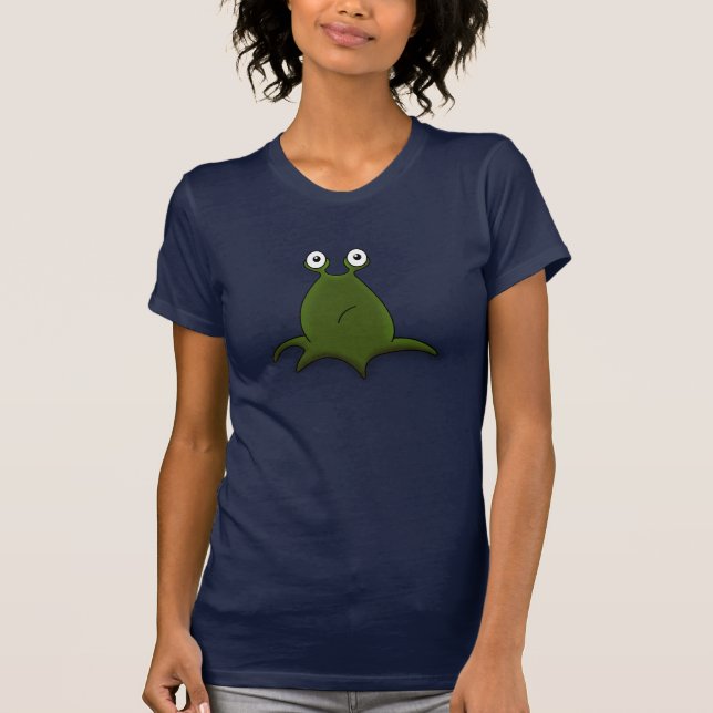 Camiseta básica para damas alienígenas (Anverso)