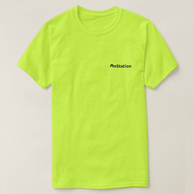 Camiseta básica para el Personalizado de OnStation (Diseño del anverso)