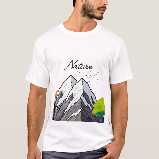 Camiseta básica para hombre (Anverso)