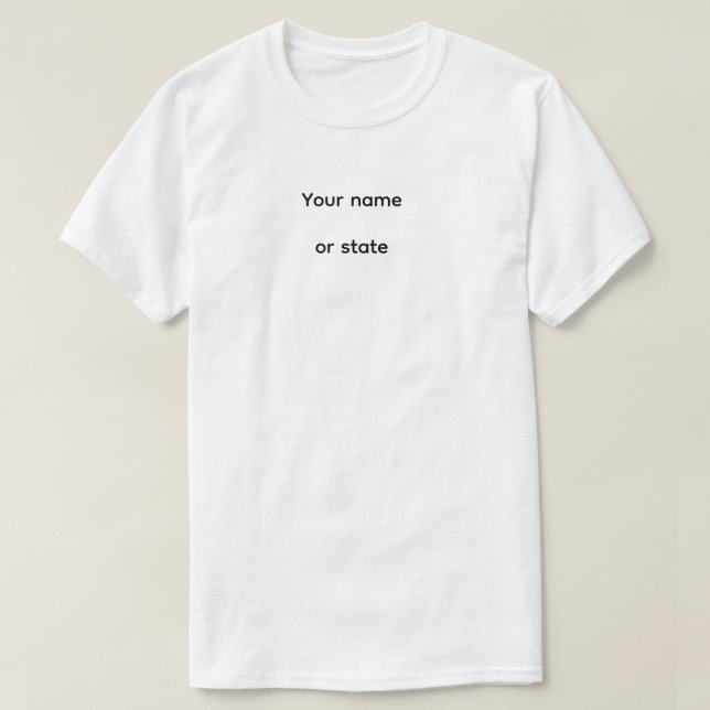 Camiseta básica para hombre (Diseño del anverso)