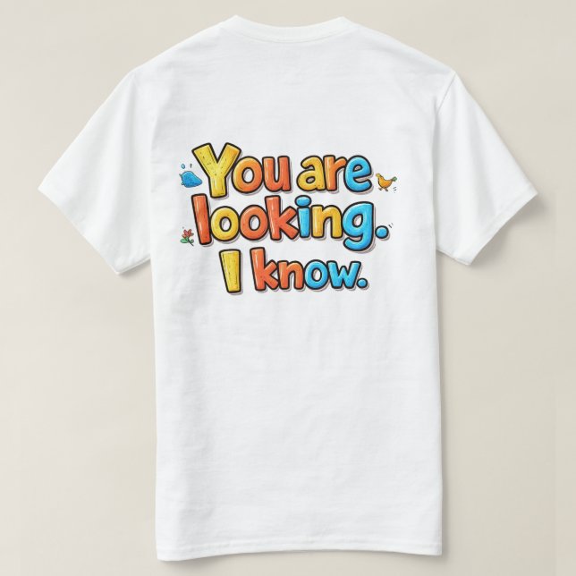 Camiseta básica para hombre (Reverso del diseño)