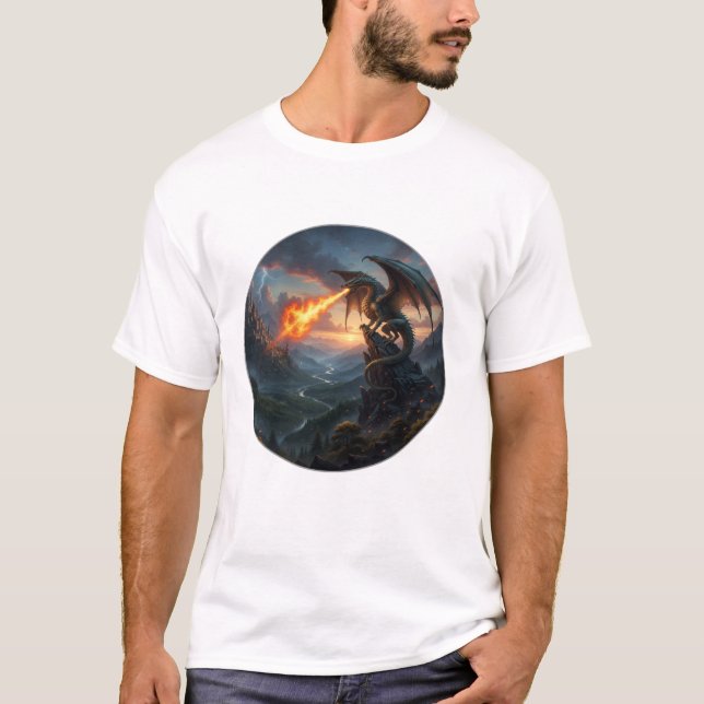 Camiseta básica para hombre  (Anverso)