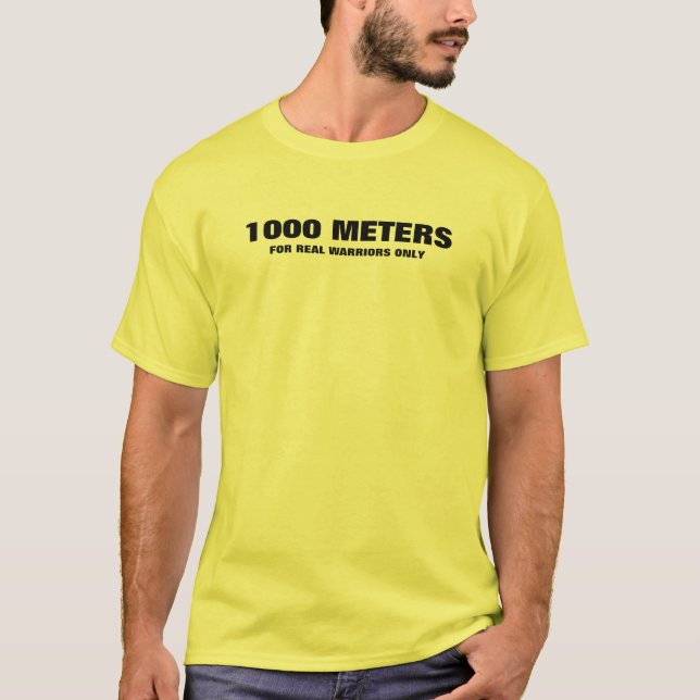 Camiseta básica para hombre | 1.000 metros (Anverso)