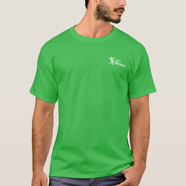 Camiseta básica para hombre | Eco Fitness (Anverso)